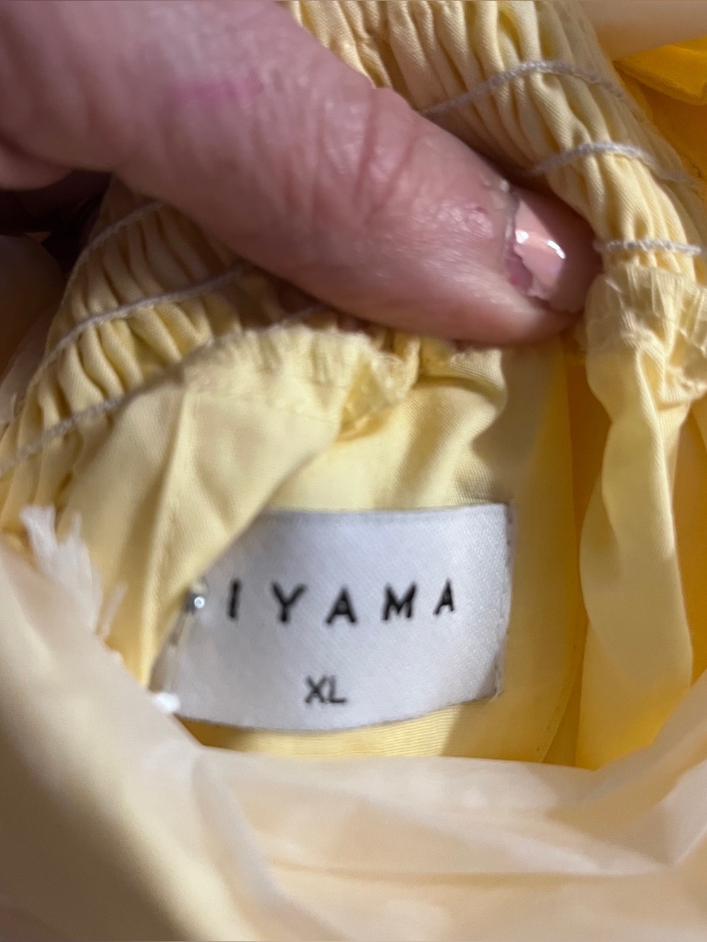 NWT Piyama Suzie Sleep Set Buttercup Yellow Size XL - Picture 7 of 7